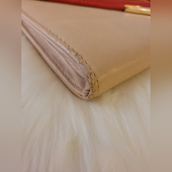 Aldo Cream & Black Envelope Clutch - Picture 6 of 7